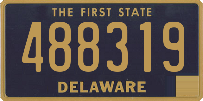 DE license plate 488319