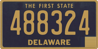 DE license plate 488324