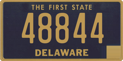 DE license plate 48844