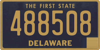 DE license plate 488508