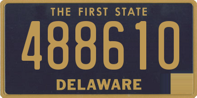 DE license plate 488610