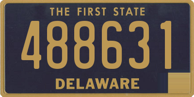 DE license plate 488631