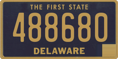 DE license plate 488680