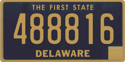 DE license plate 488816