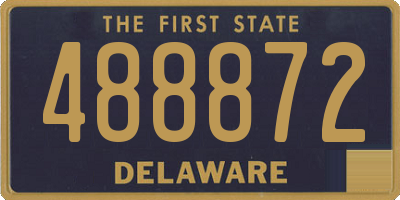 DE license plate 488872