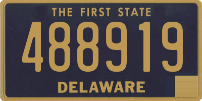 DE license plate 488919