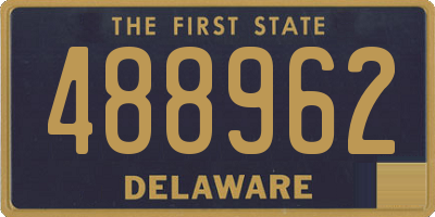 DE license plate 488962