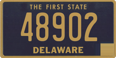 DE license plate 48902