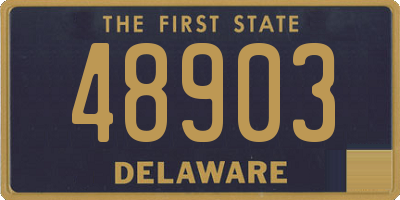 DE license plate 48903