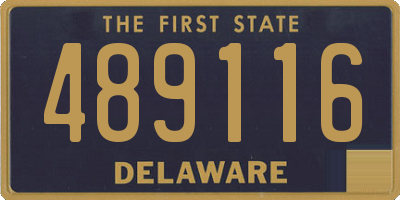 DE license plate 489116