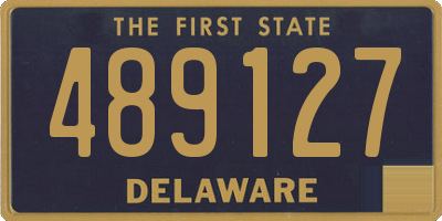 DE license plate 489127