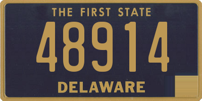 DE license plate 48914