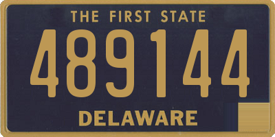DE license plate 489144