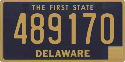 DE license plate 489170