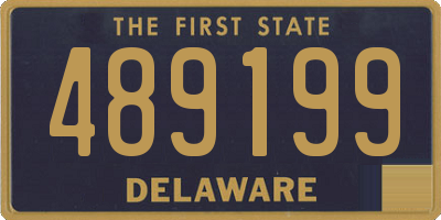 DE license plate 489199