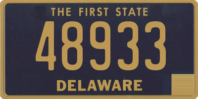 DE license plate 48933