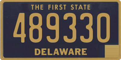 DE license plate 489330