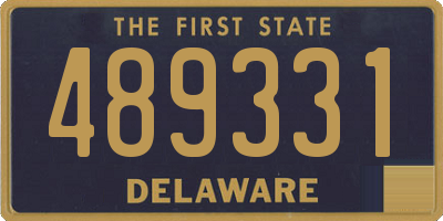 DE license plate 489331