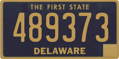 DE license plate 489373