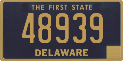 DE license plate 48939