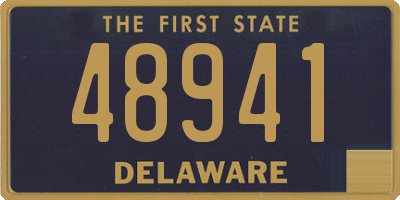 DE license plate 48941