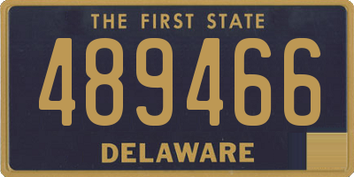 DE license plate 489466