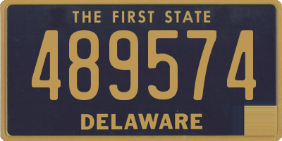 DE license plate 489574