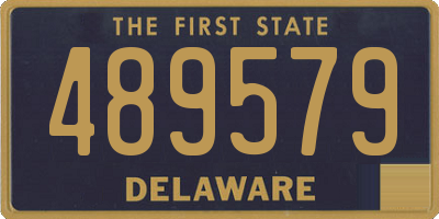 DE license plate 489579