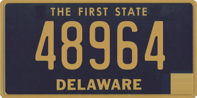 DE license plate 48964