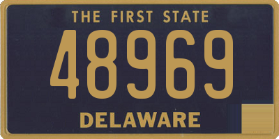 DE license plate 48969