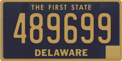 DE license plate 489699