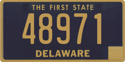 DE license plate 48971