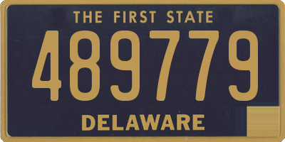 DE license plate 489779