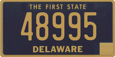 DE license plate 48995