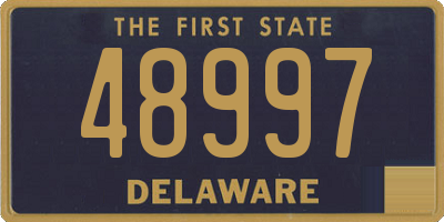 DE license plate 48997