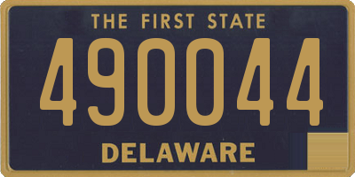 DE license plate 490044
