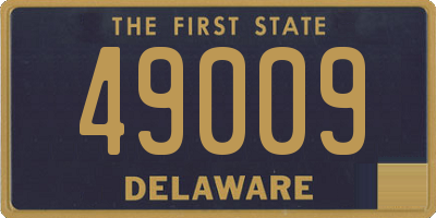 DE license plate 49009