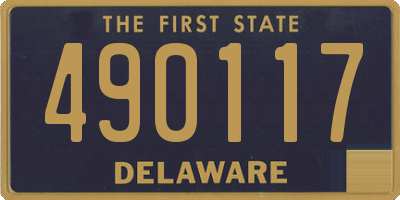 DE license plate 490117