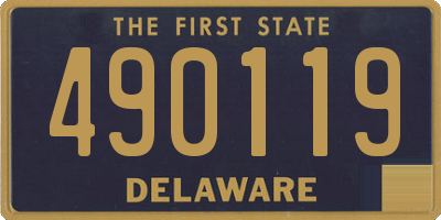 DE license plate 490119