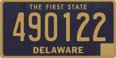 DE license plate 490122