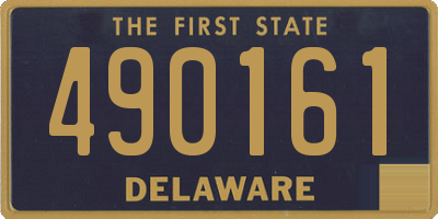 DE license plate 490161