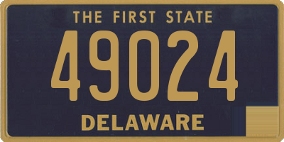 DE license plate 49024