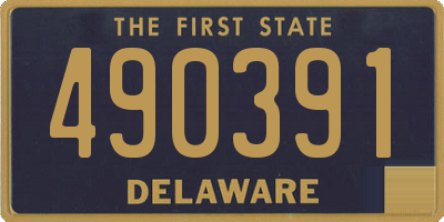 DE license plate 490391