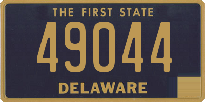 DE license plate 49044