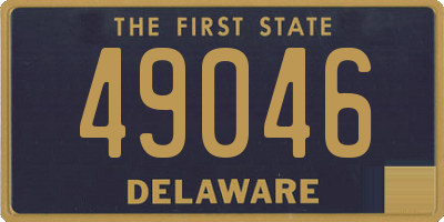 DE license plate 49046