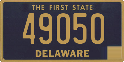 DE license plate 49050