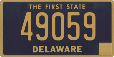 DE license plate 49059