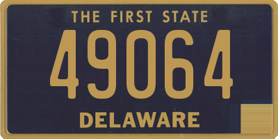 DE license plate 49064