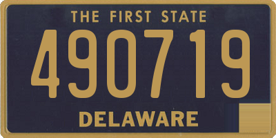 DE license plate 490719