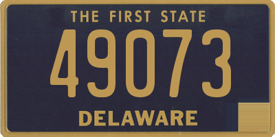 DE license plate 49073